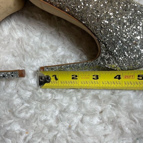 Marc Fisher Garicky Glitter Ombré gold and silver slip on heels pointed toe SZ8M - Picture 8 of 9
